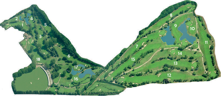 Rovedine Golf Milano mappa 3d